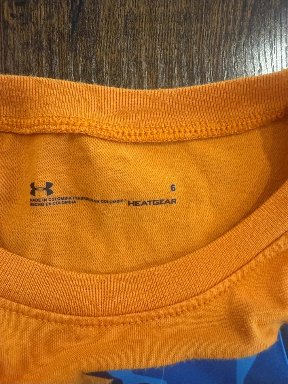 Under Armour bright orange